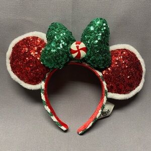 Disney Red and Green Sequin Minnie Ears